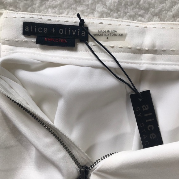 Alice + Olivia winter white blaise bell mini skirt - Picture 6 of 7